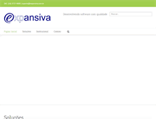Tablet Screenshot of expansiva.com.br